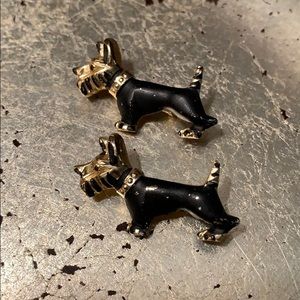 Two vintage terrier dog pins